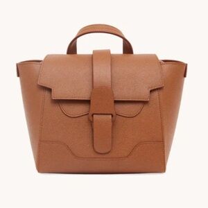 NWT- Senreve Alunna Mini Bag in Chestnut With Yellow Accents